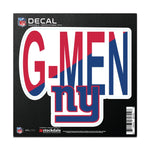 Wholesale-New York Giants SLOGAN All Surface Decal 6" x 6"
