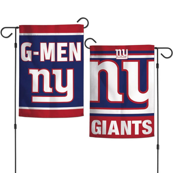 Wholesale-New York Giants SLOGAN Garden Flags 2 sided 12.5" x 18"