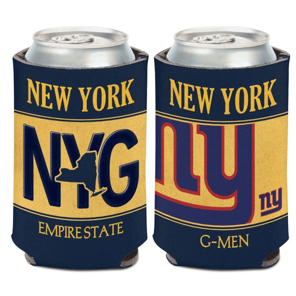 Wholesale-New York Giants STATE PLATE Can Cooler 12 oz.