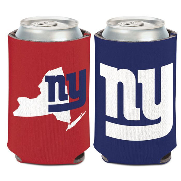 Wholesale-New York Giants STATE SHAPE Can Cooler 12 oz.