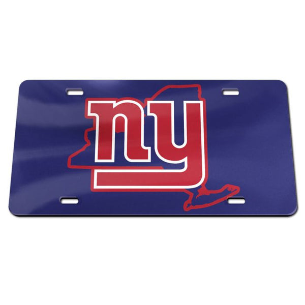 Wholesale-New York Giants STATE Specialty Acrylic License Plate