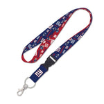 Wholesale-New York Giants Scatterprint Lanyard w/detachable buckle 1"