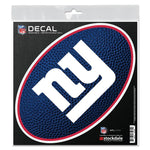 Wholesale-New York Giants TEAMBALL All Surface Decal 6" x 6"