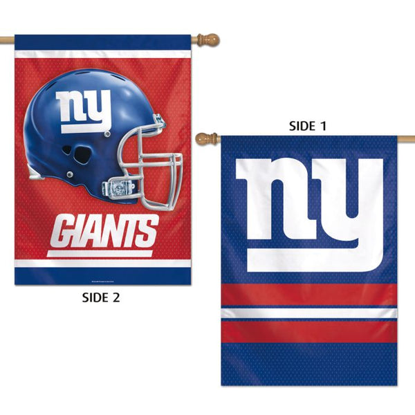 Wholesale-New York Giants Vertical Flag 2 Sided 28" x 40"