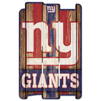 Wholesale-New York Giants Wood Fence Sign