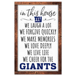 Wholesale-New York Giants Wood Sign 11" x 17" 1/4" thick