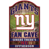 Wholesale-New York Giants Wood Sign 11" x 17" 1/4" thick