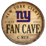 Wholesale-New York Giants Wood Sign 14" Rnd