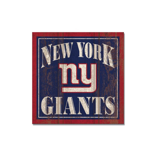 Wholesale-New York Giants Wooden Magnet 3" X 3"