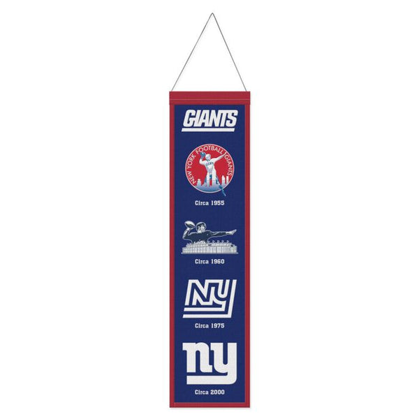 Wholesale-New York Giants Wool Banner 8" x 32"