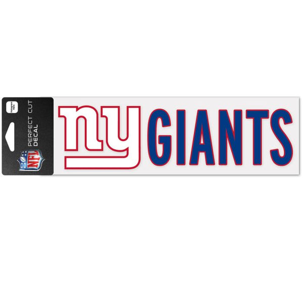 Wholesale-New York Giants Wordmark Design Perfect Cut Decals 3" x 10"