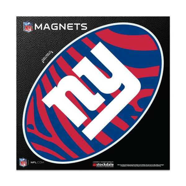 Wholesale-New York Giants ZEBRA Outdoor Magnets 6" x 6"