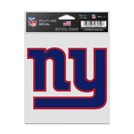 Wholesale-New York Giants logo Fan Decals 3.75" x 5"
