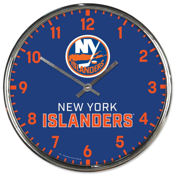 Wholesale-New York Islanders Chrome Clock