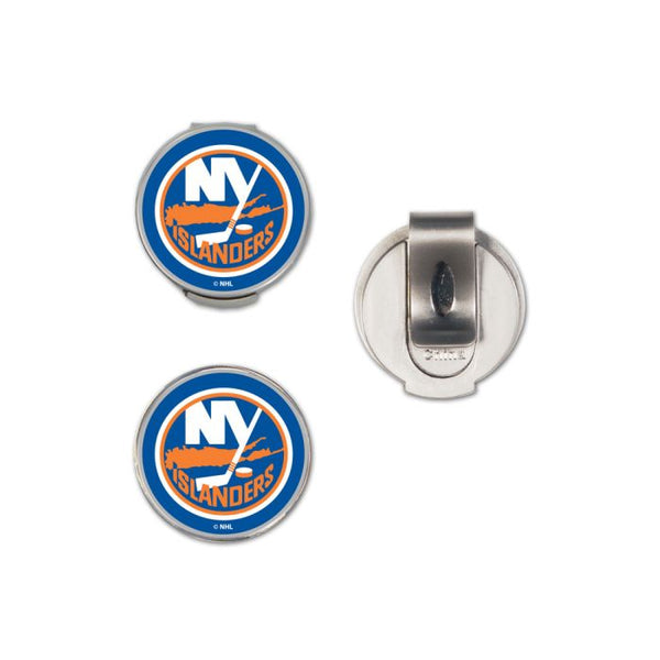 Wholesale-New York Islanders Hat Clip w/2 Markers, clamshell