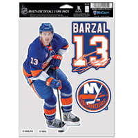 Wholesale-New York Islanders Multi Use 3 Fan Pack Mathew Barzal