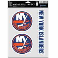 Wholesale-New York Islanders Multi Use 3 Fan Pack