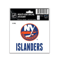 Wholesale-New York Islanders Multi-Use Decal 3" x 4"