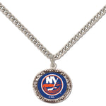 Wholesale-New York Islanders Necklace w/Charm Jewelry Card