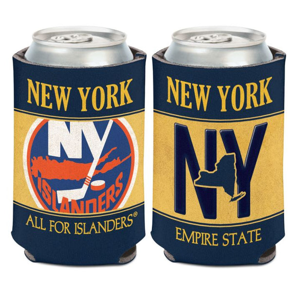 Wholesale-New York Islanders State Plate Can Cooler 12 oz.