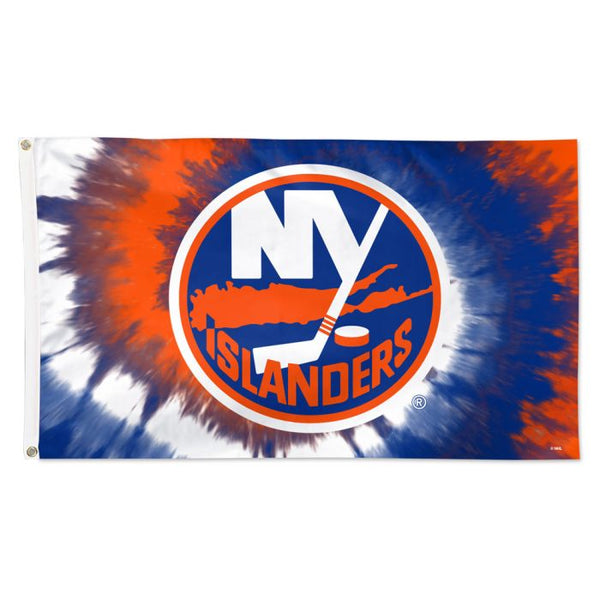 Wholesale-New York Islanders TDYE Flag - Deluxe 3' X 5'