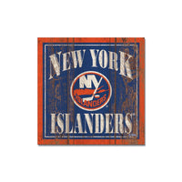 Wholesale-New York Islanders Wooden Magnet 3" X 3"