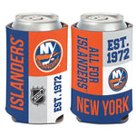 Wholesale-New York Islanders color block Can Cooler 12 oz.