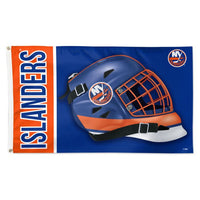 Wholesale-New York Islanders mask Flag - Deluxe 3' X 5'