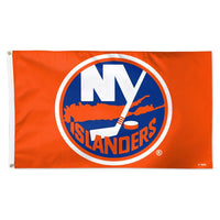 Wholesale-New York Islanders orange Flag - Deluxe 3' X 5'