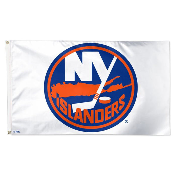 Wholesale-New York Islanders white Flag - Deluxe 3' X 5'