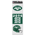 Wholesale-New York Jets Fan Decals 3.75" x 12"
