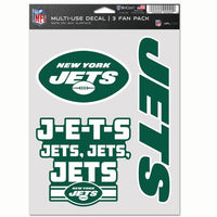 Wholesale-New York Jets Multi Use 3 Fan Pack