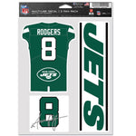 Wholesale-New York Jets Multi Use 3 fan pack Aaron Rodgers