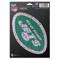 Wholesale-New York Jets Shimmer Decals 5" x 7"