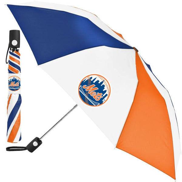Wholesale-New York Mets Auto Folding Umbrella