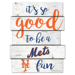 Wholesale-New York Mets Birch Wood Sign 11"X14"