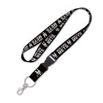 Wholesale-New York Mets Blackout Lanyard w/detachable buckle 1"