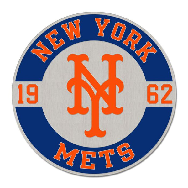 Wholesale-New York Mets CIRCLE ESTABLISHED Collector Enamel Pin Jewelry Card