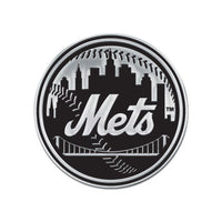 Wholesale-New York Mets Chrome Free Form Auto Emblem