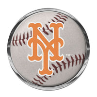 Wholesale-New York Mets Chrome Metal Domed Emblem