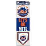 Wholesale-New York Mets Fan Decals 3.75" x 12"