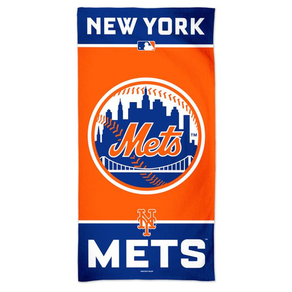 Wholesale-New York Mets Fiber Beach Towel 9lb 30" x 60"
