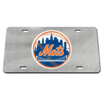 Wholesale-New York Mets GLITTER Specialty Acrylic License Plate