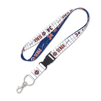 Wholesale-New York Mets Lanyard w/detachable buckle 1" Kodai Senga