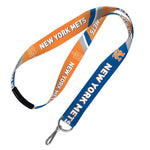 Wholesale-New York Mets Lanyards w/Breakaway 1"