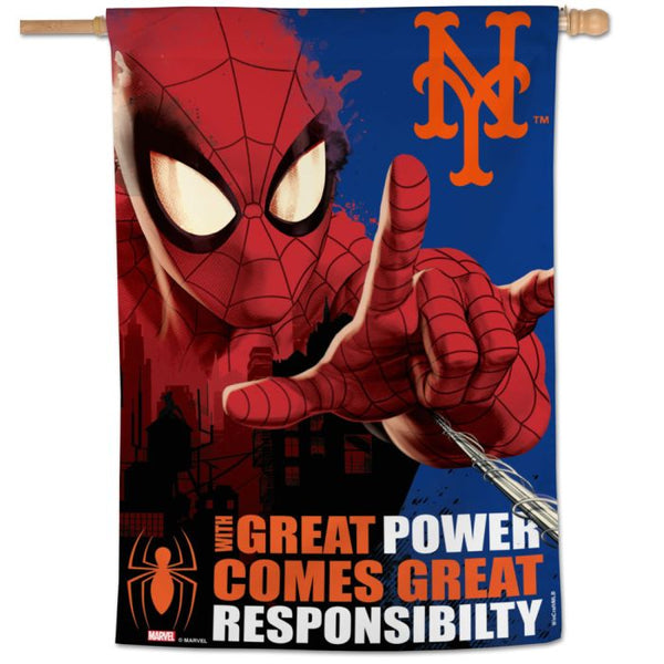 Wholesale-New York Mets / Marvel (c) 2021 MARVEL Vertical Flag 28" x 40"