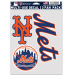 Wholesale-New York Mets Multi Use 3 Fan Pack