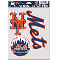 Wholesale-New York Mets Multi Use 3 Fan Pack