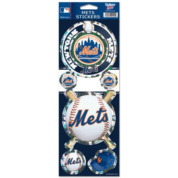 Wholesale-New York Mets Prismatic Decal 4" x 11"