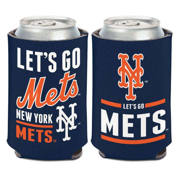 Wholesale-New York Mets SLOGAN Can Cooler 12 oz.